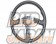 FINAL Konnexion DoriSute Flat 01 Steering Wheel - Red Stitch 330mm