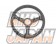 NARDI Classic Steering Wheel Smooth Leather Black Spoke - 340mm