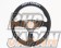 KEY`S Racing Steering Wheel Semi Deep Type - 325mm Leather