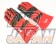 FET Sports 3D Racing Gloves - Red Black Large