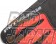 FET Sports 3D Racing Gloves - Red Black Large