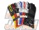 FET Sports 3D Racing Gloves - Yellow Black Small