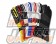 FET Sports 3D Racing Gloves - Blue White Small