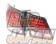 78 Works Fiber Full LED Tail Set Red Clear - GRS191 GRS196 GWS191 UZS190 URS190