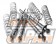 KYB Extage Shock Absorber & Spring Suspension Kit - Lexus CT200h ZWA10