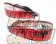 78 Works LED Tail Lamp Version 3 Red Clear - S15