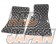 G-Corporation Checkered Floor Mat Set Black x Light Gray - BCNR33 Coupe