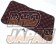 G-Corporation Checkered Floor Mat Set Black x Red - Cresta JZX10# GX100 Stopper Hole 1