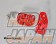 Laile Beatrush Pedal Set Red - HA36S MH55S