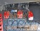 Laile Beatrush Pedal Set Red - Alto Works HA36S Swift Sport ZC32S ZC33S M/T