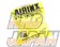 Trust GReddy AIRINX B-Type Air Intake Replacement Filter M-Type - 169mm Yellow