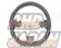 DAMD Sports Steering Wheel Black Leather Gray Stitch SS362-D - BM9 BRF BR9