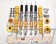 Ohlins Coilover Suspension Complete Kit Type HAL DFV Rubber Upper Mounts - USE20