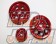 Toda Racing Light Weight Front Pulley Kit Red - ZC31S ZC32S