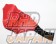 VENUS Jade Seat Belt Guide Recaro Seat SP-G RS-G TS-G SR-7 SR-7F Sportster - Red / Red Stitch