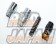 KYO-EI KICS R40 iCONIX Lock & Nut Set Black Body - Black Aluminum Cap M14 x P1.5