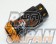 KYO-EI KICS R40 iCONIX Lock & Nut Set Black Body - Gold Aluminum Cap M14 x P1.5