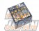 KYO-EI KICS R40 iCONIX Lock & Nut Set Neochro Body - Gold Aluminum Cap M14 x P1.5