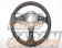 Car Make T&E Vertex 10 Star Steering Wheel Deep Type - Red