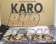 KARO Sisal Floor Mat Set White Black - SA22C with Option Foot Rest