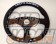 KEY`S Racing Anniversary Model Steering Wheel 5 Star 325mm D-Shape - Leather