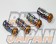 KYO-EI KICS R40 iCONIX Lock & Nut Set Neochro Body - Capless M14 x P1.5