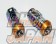 KYO-EI KICS R40 iCONIX Lock & Nut Set Neochro Body - Capless M14 x P1.5