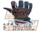 HPI Competition Gear Racing Gloves Black Silver - L