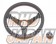 NARDI Classic Steering Wheel Deep Cone Punched Leather Sports Type Rally 2020 Limited Edition Silver Stitch - 350mm