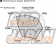 Project Mu Rear Brake Pads Type Euro Eco - Peugeot 106 S2S S2NFX 205 20DF 20DK 206 306 309 10DK