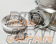 Nagahori Racing High Capacity Aluminium Surge Tank Kit 90mm Throttle Body Silver - RB25DET