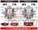 Dixcel High Performance Street Brake Pads Set X Type Rear - Accord CR-Z Civic Inspire Fit Inspire Integra Prelude Rafaga S2000 S660 Toreno Vigor