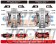 Dixcel High Performance Street Brake Pads Set X Type Front - Delica Cargo PA3V P#5V Delica Space Gear P#4W P#5W PB6W