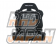 7-Wood Recaro Seat Shoulder Cover - SR-7 SR-7F Black X Brown Double Stitch Left