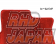 Mugen Sports Floor Mat Red - Civic FL1 LX Civic Type-R FL5