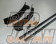 JUN Auto Front Under Diffuser Carbon Fiber - Universal Type
