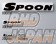 Spoon Sports Logo Team Sticker 300mm - Black