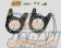 Kameari Rear Disc Bracket Kit Rubber Brake Lines S30