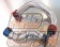 Kameari Stainless Mesh Radiator Lower Hose & Band Set Red - GS30 L20 L20E