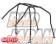CUSCO Safety 21 Roll Cage 7 Point 2 Seats Around Dash Black - EG2