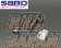 Sard Fuel Injector - 900cc Black Nissan GT-R R35