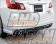 SUBARU OEM STi Custom Package Rear Lip Under Spoiler Silver - YA4 YA5