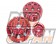 Toda Racing Light Weight Front Pulley Kit Red - BRZ ZC6 86 ZN6