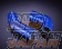 Samco Turbo Hose Kit Blue - FD3S RX-7 Zenki