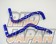 Samco Heater Hose Kit Blue - ZN6