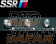 SSR Aluminum Racing Center Cap A-Type (PCD:98~101.65) High Polished - Professor / REINER / GTX