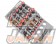 KYO-EI KICS Racing Gear Racing Composite R40 iCONIX Lock & Nut Set Black Body - Red Cap M12 x P1.25