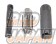 KYO-EI KICS Racing Gear Racing Composite R40 iCONIX Lock & Nut Set Black Body - Red Cap M12 x P1.25