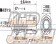 KYO-EI KICS Racing Gear Racing Composite R40 iCONIX Lock & Nut Set Black Body - Red Cap M12 x P1.25