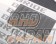 BRIDE Front Floor Mat Set - S13 2WD